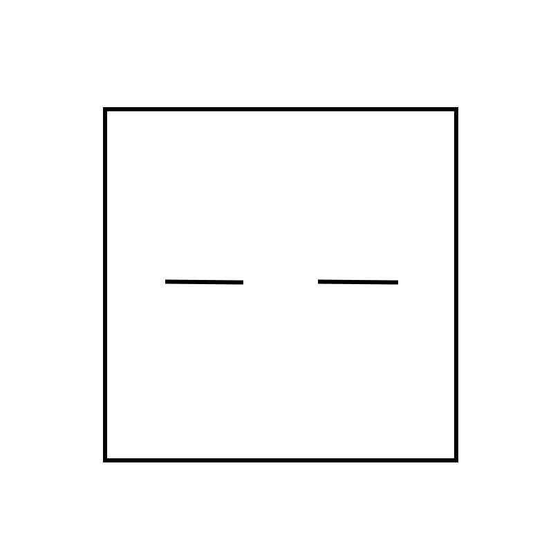 Caja HUESCA negra, gemelos (gomas) 65x65x29 mm.